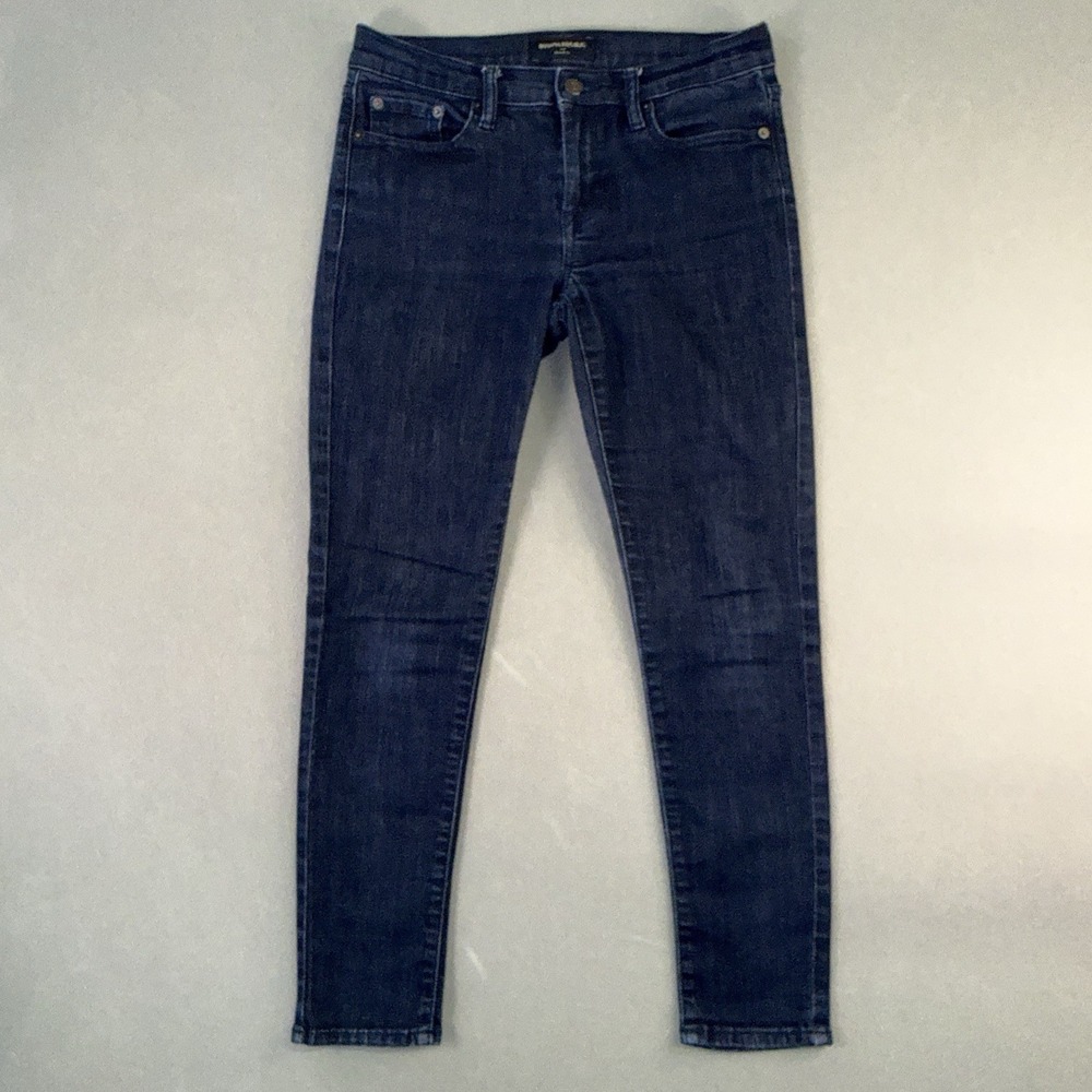 Women's Banana Republic Skinny Fit Dark Wash Denim Jeans Blue Size 26/2